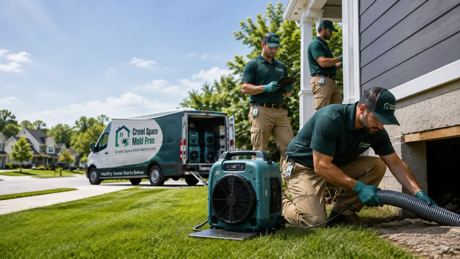 Crawl Space Mold Removal in Mattoon, WI